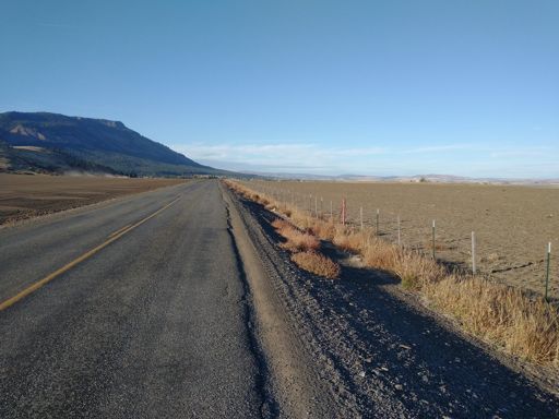 Flat, but strong, steady wind!