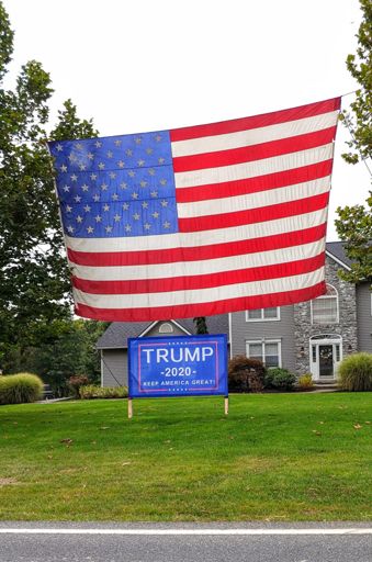 I am a registered independent. This is not a political advertisement. This is a picture of Americana. A bit over the top. That's all I'll say