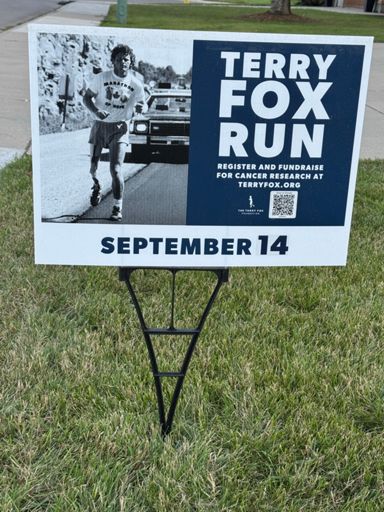 Time to run  as Terry did!