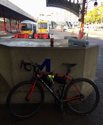 At Marylebone station waiting for my train home.