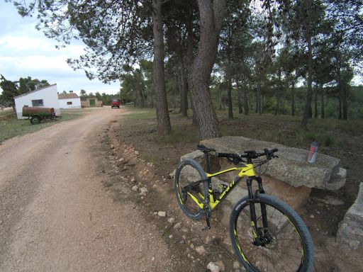 Parada en las "Casetas de los Forestales".