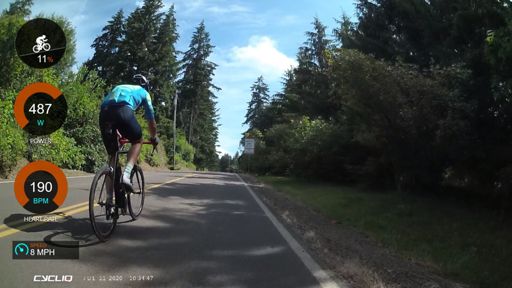 Joe coming around at the perfect time for the KOM. 