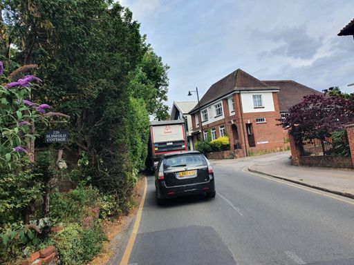 I liked the position and message on this Co-Op lorry - stay safe all!