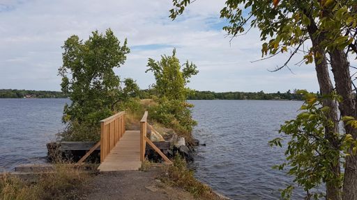 Causeway between Calabogie and Grassy Lakes...snuck underneath the bridge yesterday to fish