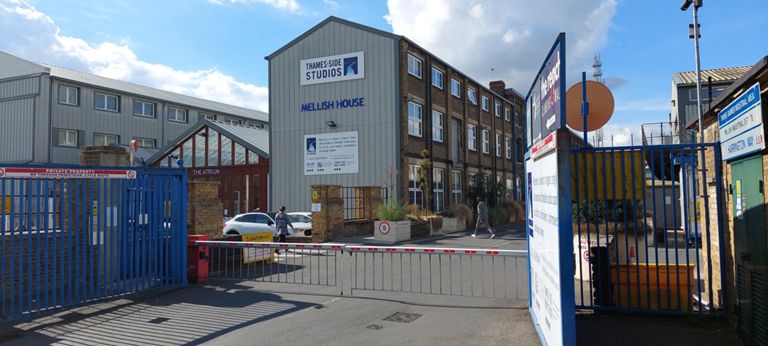 Thames-Side Studios claims to "operate the UK's largest site for artist and maker spaces". https://www.thames-sidestudios.co.uk