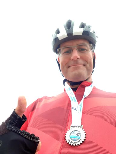 Ondanks dat het niet de 300 km was ben ik best tevreden 😊