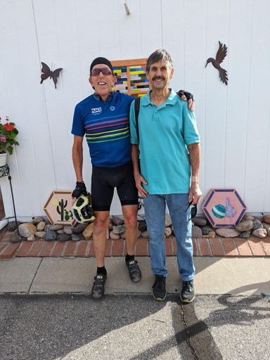 With my buddy Steve Kelley, we were Track teammates at Indiana