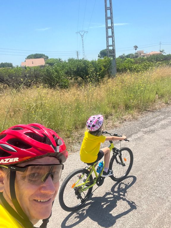 Estrenant la bici de Gràcia