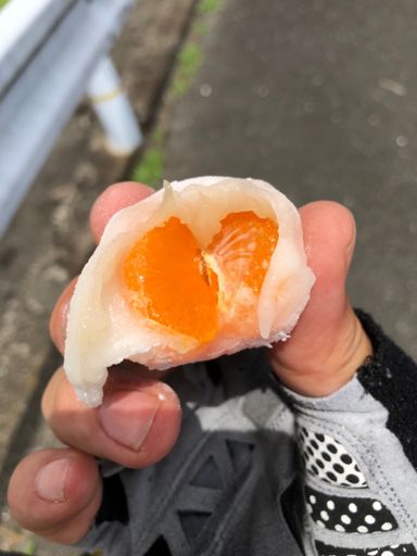 みかん大福中味🥰💦