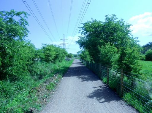 Newly resurfaced pentcaitland path