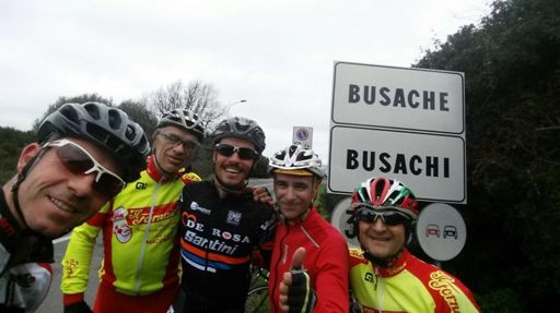 il mio trenino: Franco, Pasqualino, Maurizio e Giancarlo... meglio di quello SKY! :) #Busachi13:31