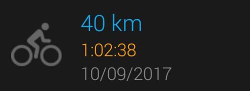 New solo 40km PB.