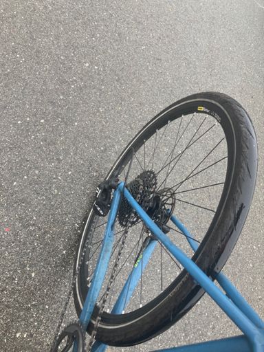 Slick wheels ! Can push them harder in this dew!!