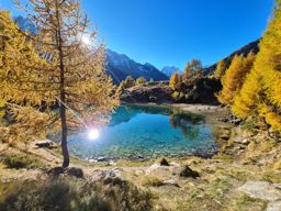 Pointe de Vouasson par le lac bleu et le glacier. Retour par le mont de l’étoile
