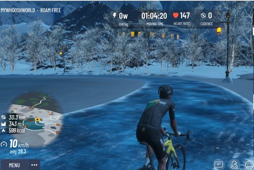 Habe trotz Schnee und Eis geschwitzt 🤪