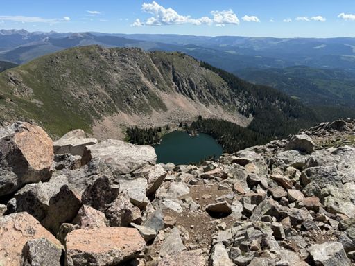 Katherine Lake from Baldy