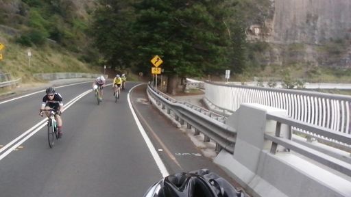 Nice ride today Chris (sea cliff)