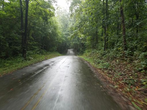 The longest descent on the course.