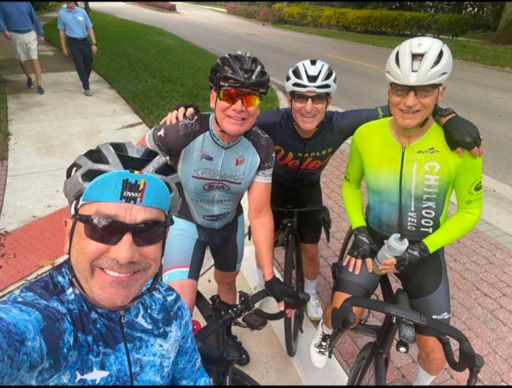 I enjoyed being led around the neighborhood  by these 3 guys today.  I have a lot of great memories, and am motivated to get out more.  Thanks boys.