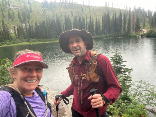 Made it to the alpine lake!
