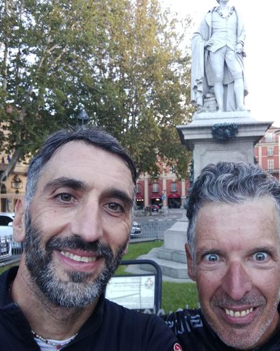 Luca ed io a fine attività, oggi.