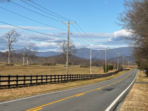 The view of the Peaks from Perrowville Rd 
