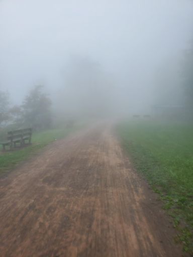 Just outside big savage tunnel. Cold, wet, and windy.