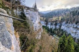 Via ferrata les échelles de la mort