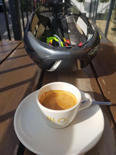 Waiting for bacon and egg sarnie on sourdough!