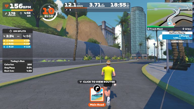 Zwift - Track Meet in Watopia - 10km