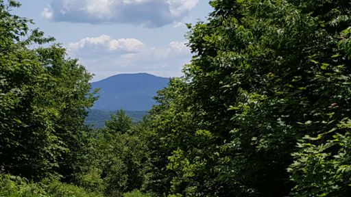 Top of Long Hill looking East to Ascutney Mnt
