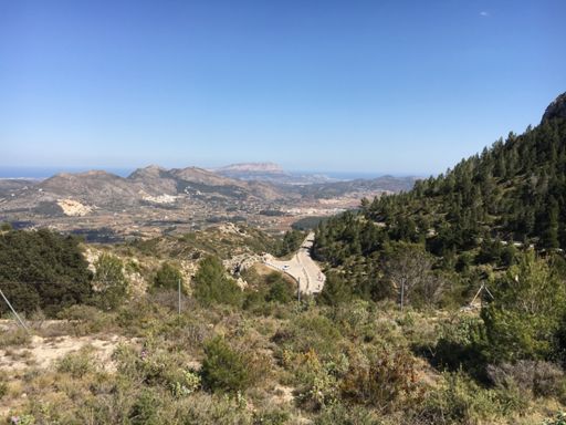 Montgo im Hintergrund