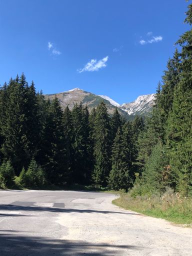 Long and winding road, its a proper bitch! Nice views though!!