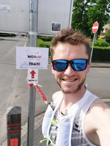 Avec mon gilet kiprun et deux flasques 250ml 🤓