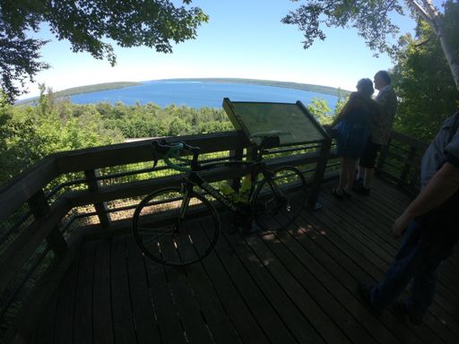 Top of the Scenic overlook - Munising, MI