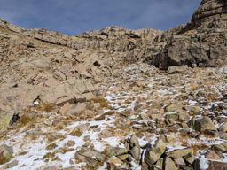 Tête de l’Estrop depuis la Foux d’Allos