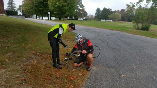 Big Mike doesn't just take out tubes...he takes tires out as well