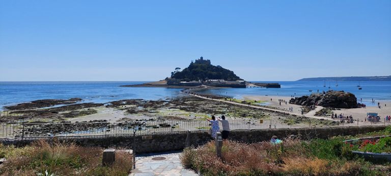 St Michael’s Mount - the tide coming in