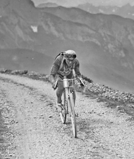 My spirit animal high up on the col de Tourmalet