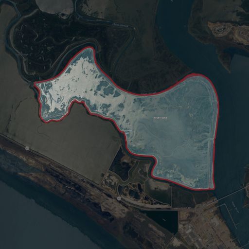 USGS aerial imagery of an island in the San Francisco Bay Area, by USGS withNASA tool at worldwind.earth, USGS Topo Imagery map layer under Creative Commons Attribution-Share Alike 4.0 International license [https://creativecommons.org/licenses/by-sa/4.0/deed.en], no changes were made.