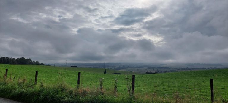 And to our right side, with dramatic clouds