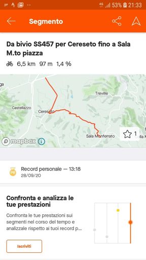 Che strani segmenti, a qualcuno appaiono, a qualcuno no....🤔 io comunque il tempo lo ho fatto 🤷‍♂️👑
