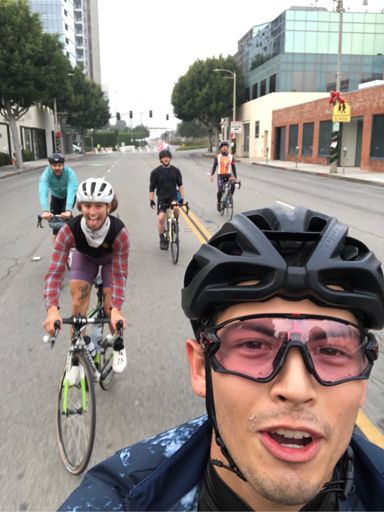 Doughnut crust on my face lol