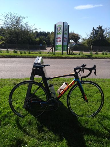Pit stop in banham.