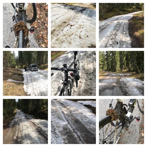 Le Risoux encore enneigé à la mi-mai!!!!