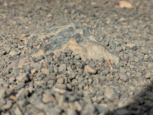 First pinch flat caused by hitting a rock similar to this at speed