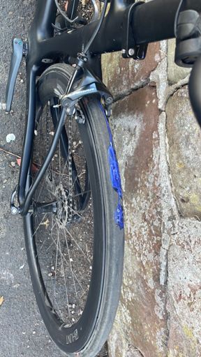 Major puncturage on a brand new tire…