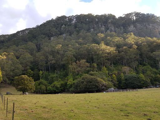 Road flattens at the top thankfully