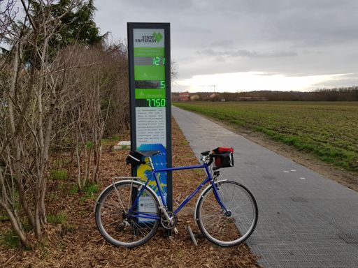 90 Meter Solarradweg in Erftstadt-Liblar