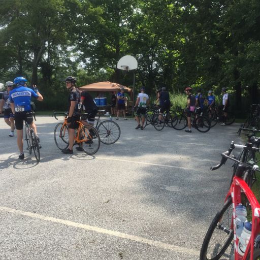 Our first water stop but technically the second. Glad we pulled over 😅